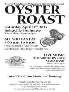 LMVFD Annual Oyster Roast @ Deltaville Fire Department